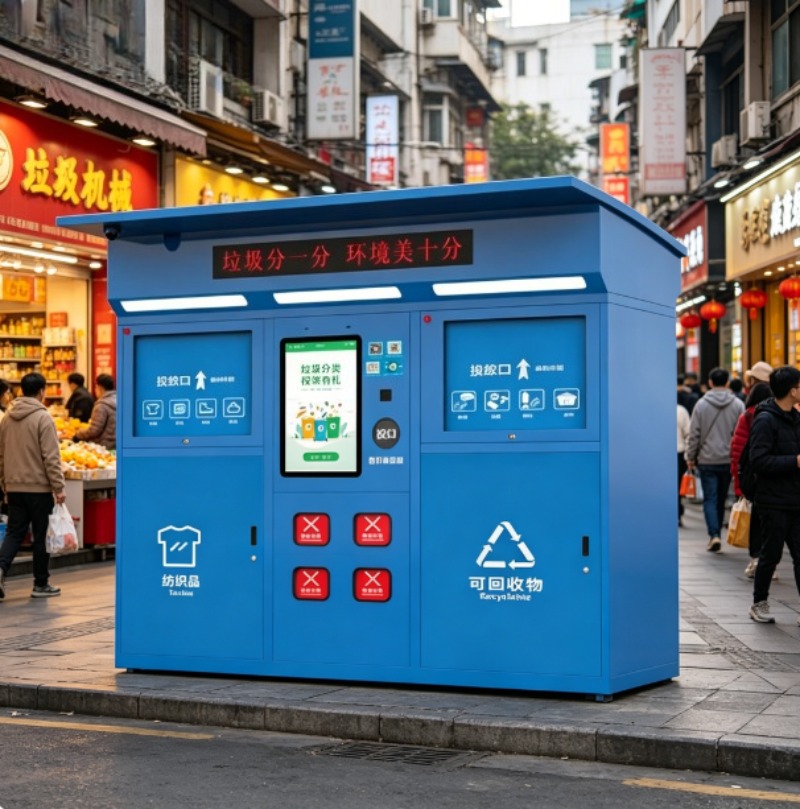 Vending Machine Qr Code - Distributeur automatique inversé pour les déchets