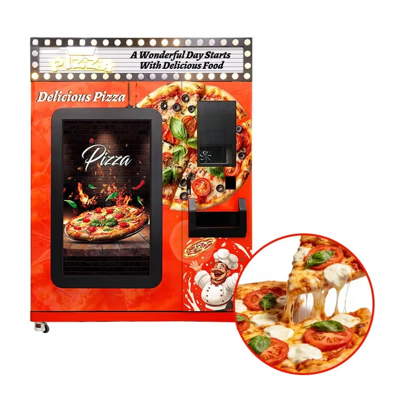 Vending Machine Qr Code - Distributeur automatique de pizzas personnalisé avec