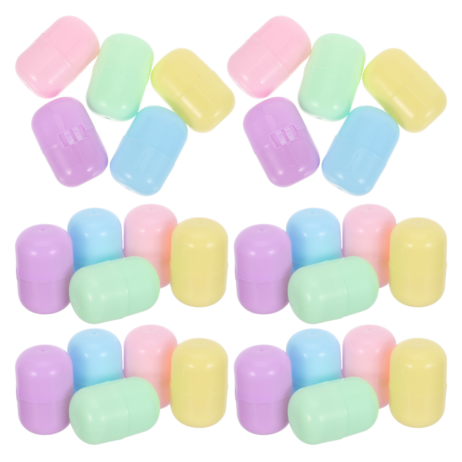 Prize Capsule Toy Machine - 50 pièces de capsules torsadées pour