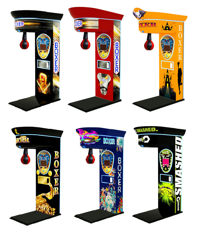 Coin Operated Kiddie Ride - La console de jeu de boxe