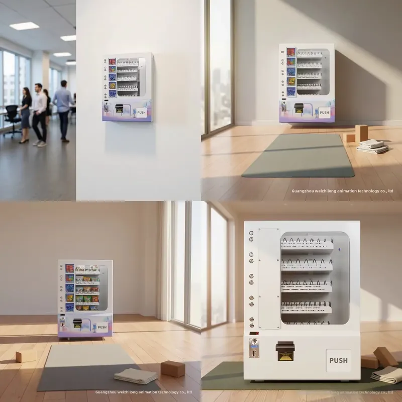 Vending Machine Qr Code - Distributeur automatique de barres chocolatées avec