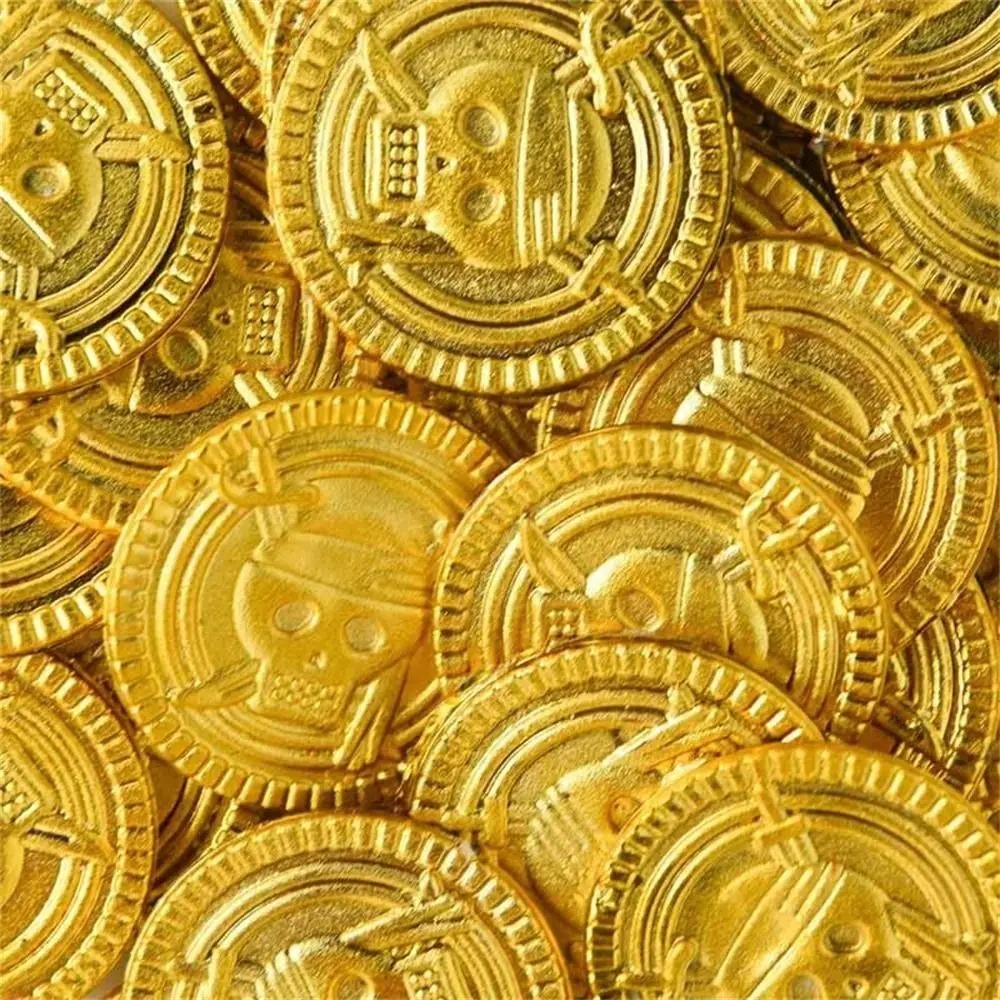 Pièces d'or de Pirate en plast - Arcade Game Coin avis et prix
